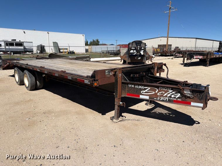 image for item EW2240 2009 Delta Manufacturing  FS equipment trailer
