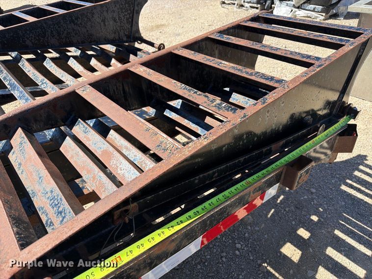 image for item EW2240 2009 Delta Manufacturing  FS equipment trailer