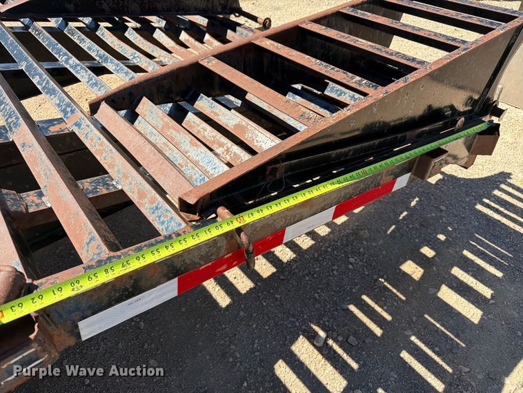 image for item EW2240 2009 Delta Manufacturing  FS equipment trailer