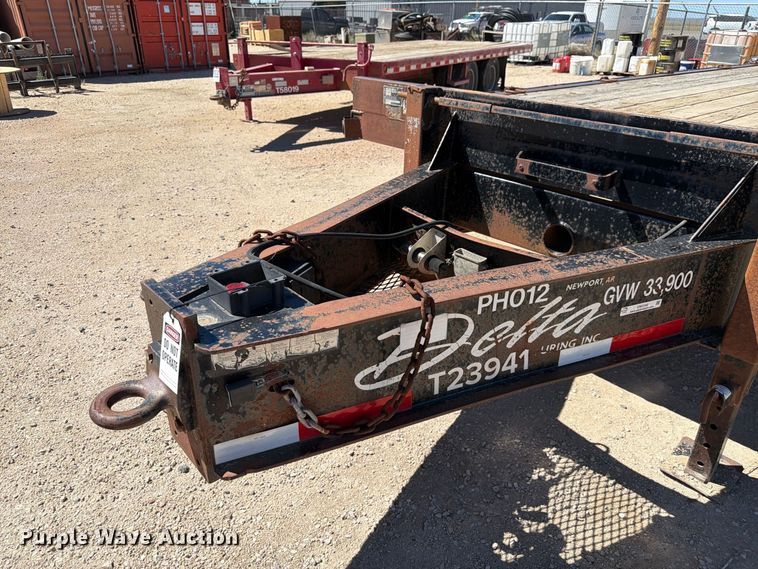 image for item EW2240 2009 Delta Manufacturing  FS equipment trailer