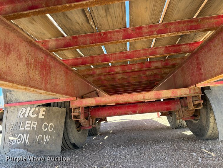 image for item EW2241 2015 Rice equipment trailer