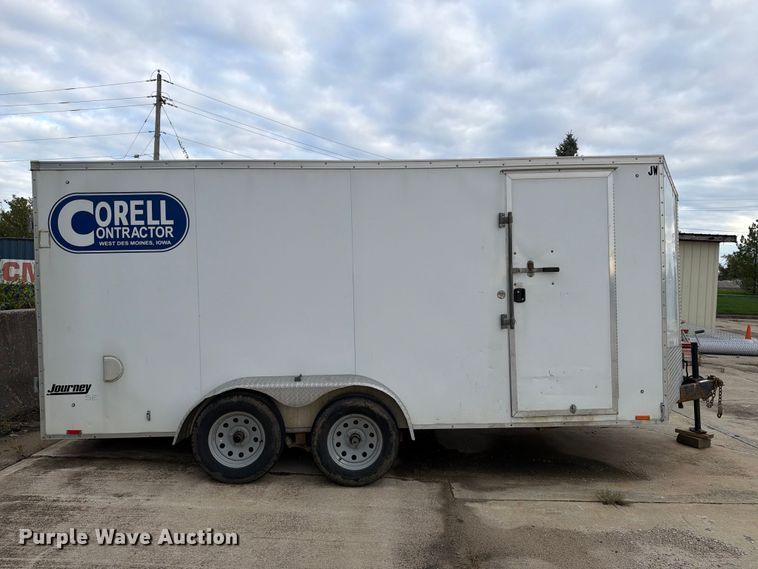 image for item EX1006 2017 Pace Trailers enclosed cargo trailer