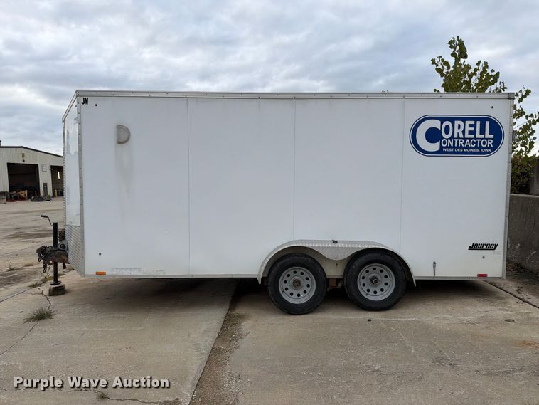 image for item EX1006 2017 Pace Trailers enclosed cargo trailer
