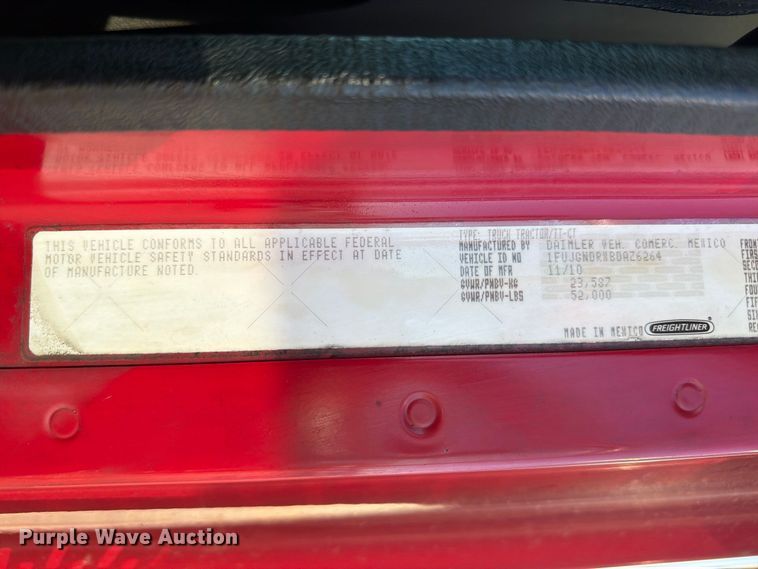image for item FB5128 2011 Freightliner Coronado SD semi truck