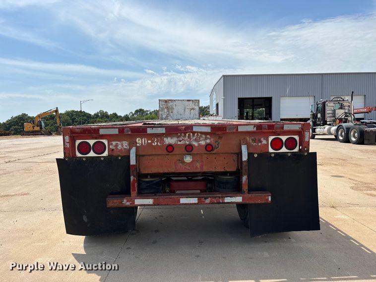 image for item FG0618 1985 Fruehauf PB100-T2W-48XW flatbed trailer