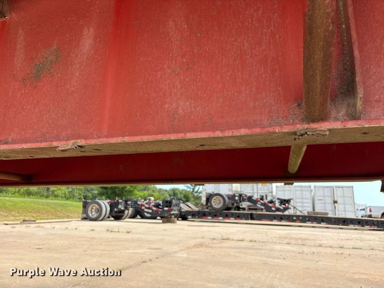 image for item FG0618 1985 Fruehauf PB100-T2W-48XW flatbed trailer
