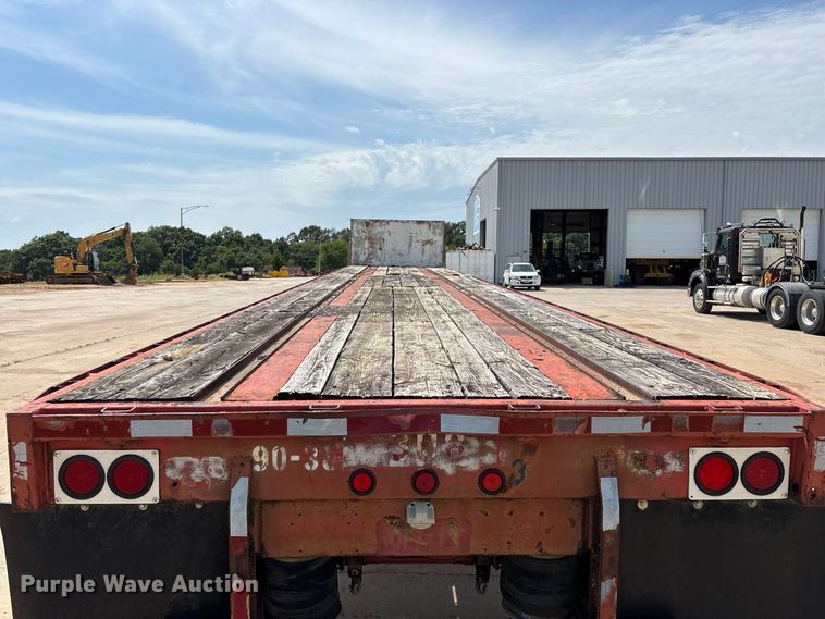 image for item FG0618 1985 Fruehauf PB100-T2W-48XW flatbed trailer