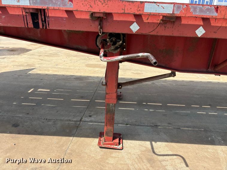 image for item FG0618 1985 Fruehauf PB100-T2W-48XW flatbed trailer