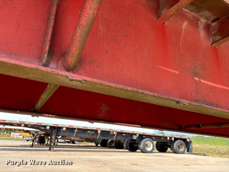image for item FG0618 1985 Fruehauf PB100-T2W-48XW flatbed trailer