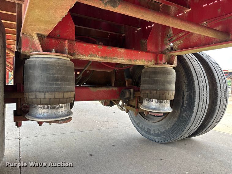 image for item FG0618 1985 Fruehauf PB100-T2W-48XW flatbed trailer