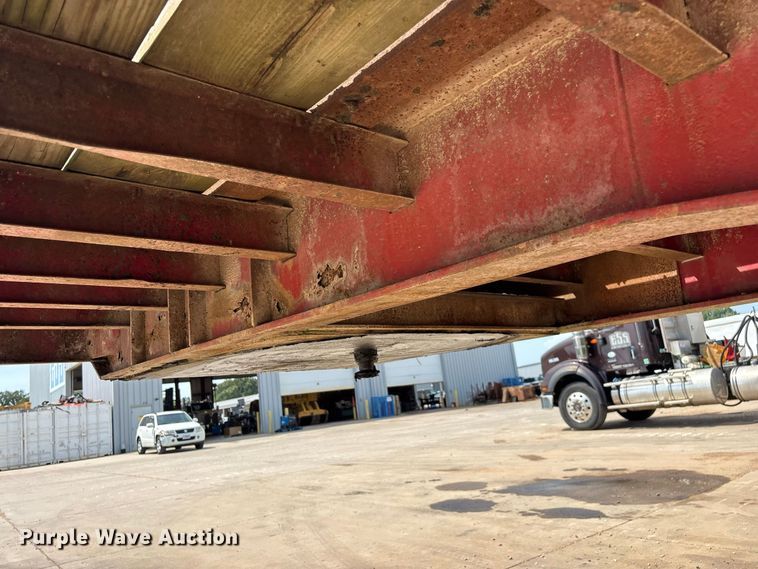 image for item FG0618 1985 Fruehauf PB100-T2W-48XW flatbed trailer