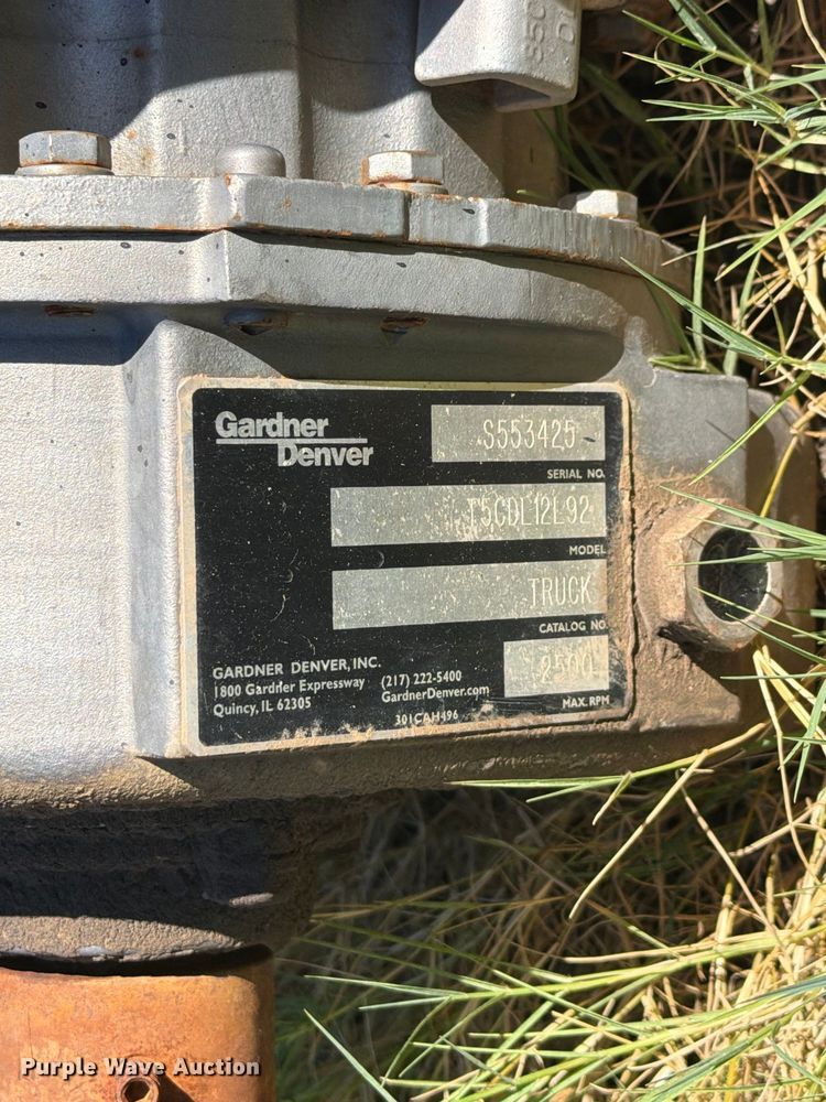 image for item FI0409 Gardner Denver T5CDL12L92 truck mounted blower