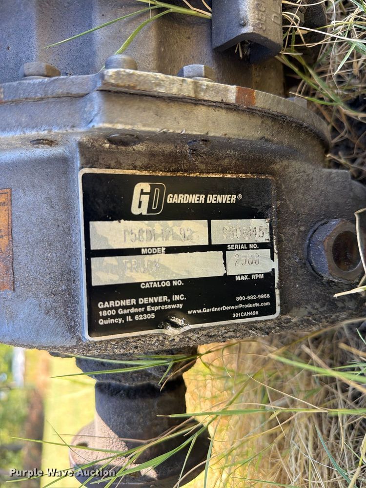 image for item FI0410 Gardner Denver T5CDL12L92 truck mounted blower