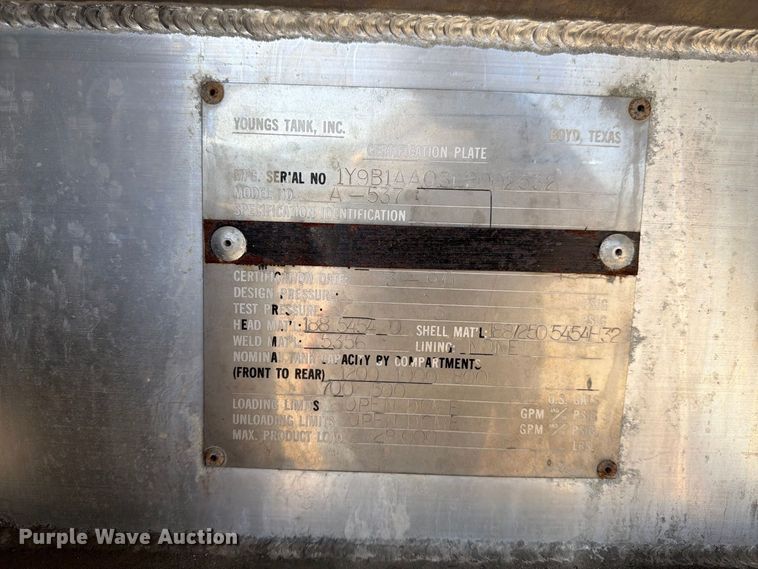 image for item FK4636 1999 International F4900 fuel truck