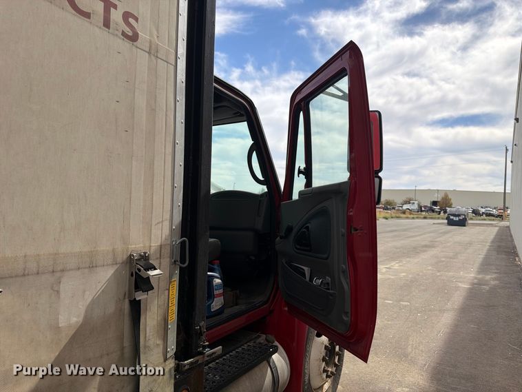 image for item FK4666 2003 International MA025 side curtain box truck