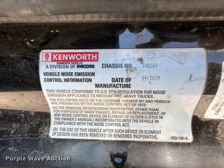 image for item FK5066 2020 Kenworth T680 semi truck