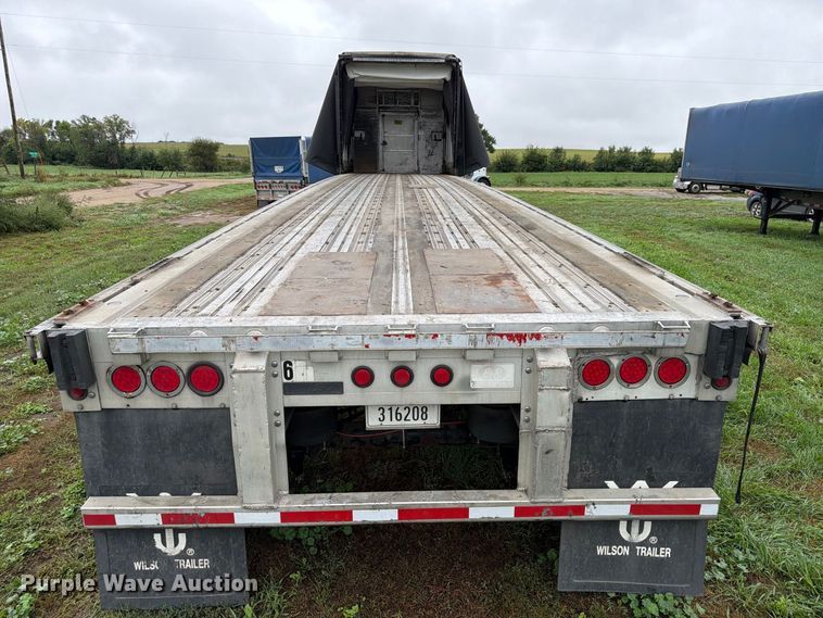 image for item FP3107 2008 Wilson ACF-365 side curtain trailer