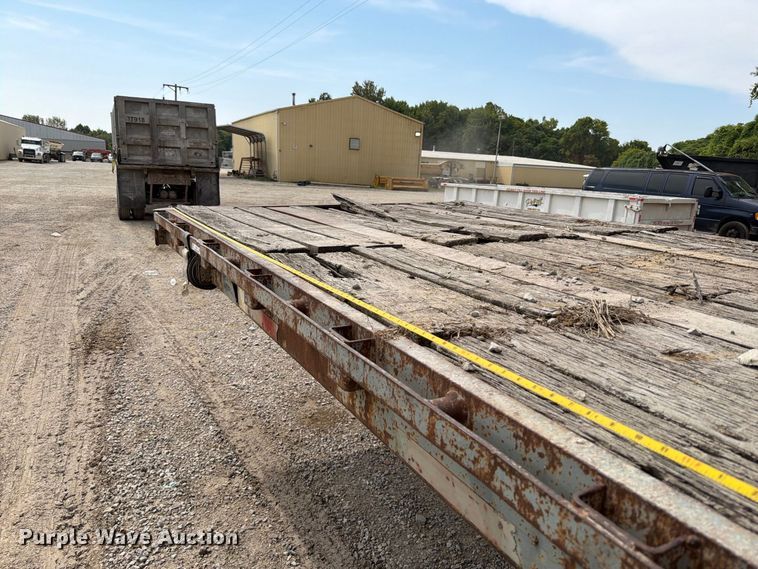 image for item FT6340 1988 Great Dane GPWSAR-245 flatbed trailer