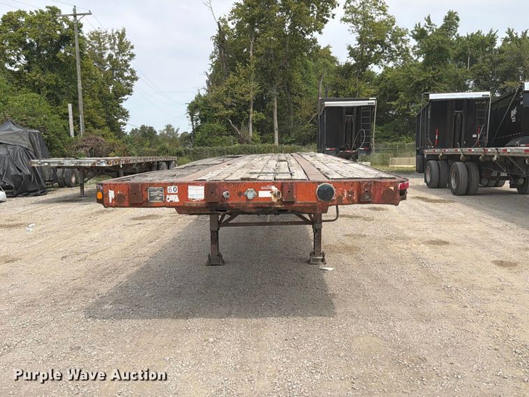 image for item FT6341 1992 Fontaine FTW-5-8048F flatbed trailer