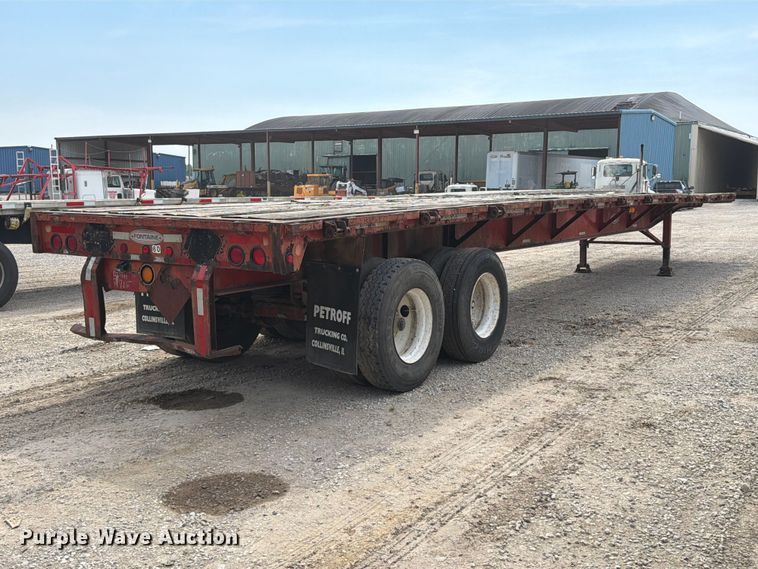 image for item FT6341 1992 Fontaine FTW-5-8048F flatbed trailer