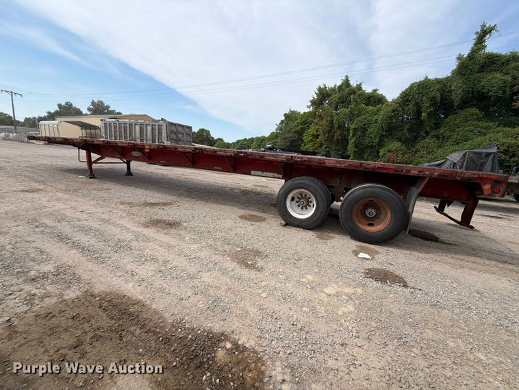 image for item FT6341 1992 Fontaine FTW-5-8048F flatbed trailer