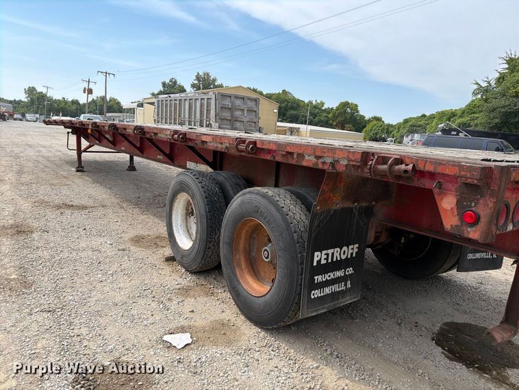 image for item FT6341 1992 Fontaine FTW-5-8048F flatbed trailer