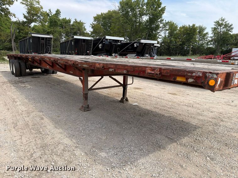 image for item FT6341 1992 Fontaine FTW-5-8048F flatbed trailer
