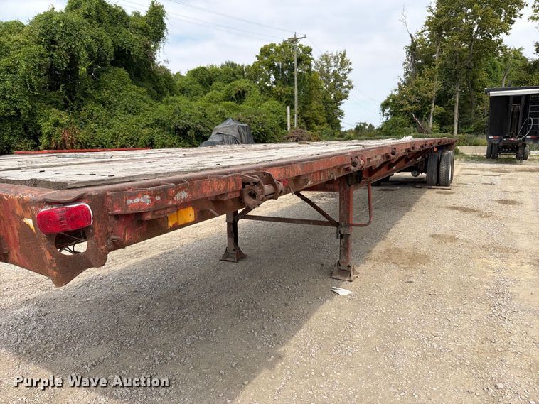 image for item FT6341 1992 Fontaine FTW-5-8048F flatbed trailer