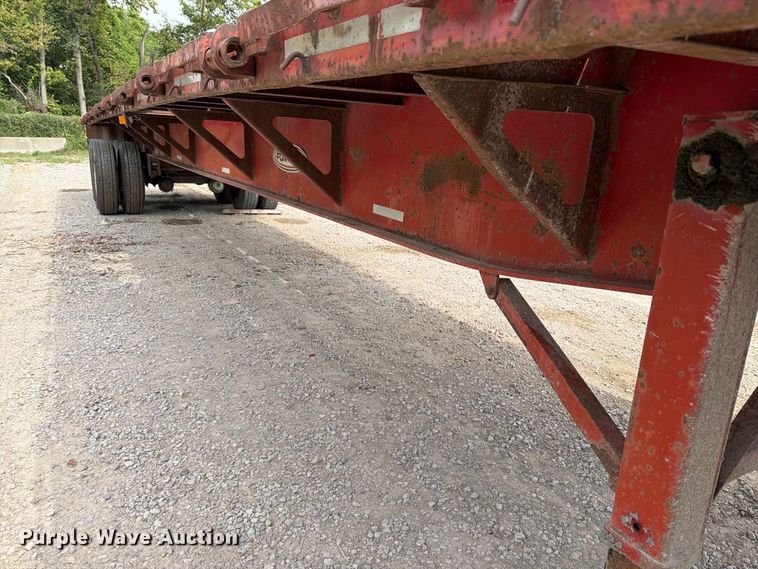 image for item FT6341 1992 Fontaine FTW-5-8048F flatbed trailer