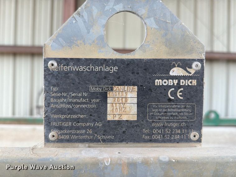 image for item FT6344 2010 Moby Dick Conline wheel washing system
