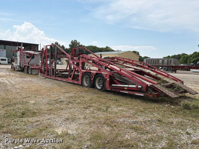 image for item FT6345 2007 Peterbilt 379 car carrier truck with car carrier trailer