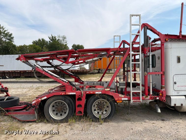 image for item FT6345 2007 Peterbilt 379 car carrier truck with car carrier trailer