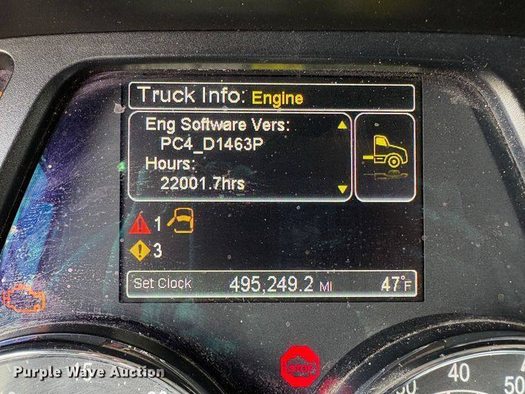 image for item YA2222 2019 Peterbilt 567 semi truck