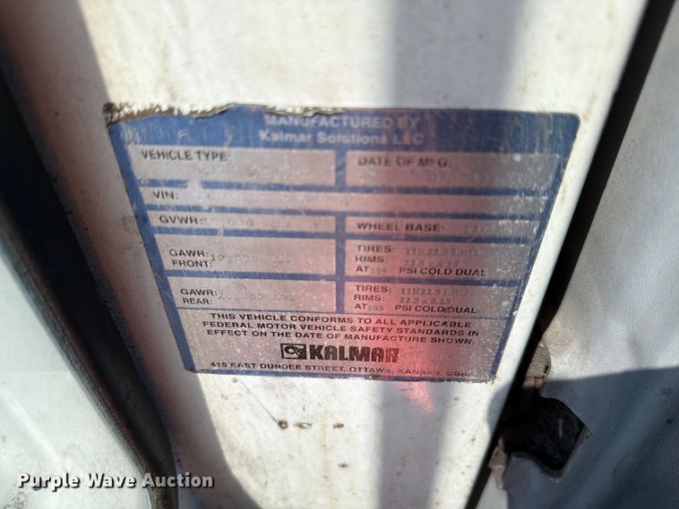 image for item YA3862 2014 Kalmar Ottawa yard truck