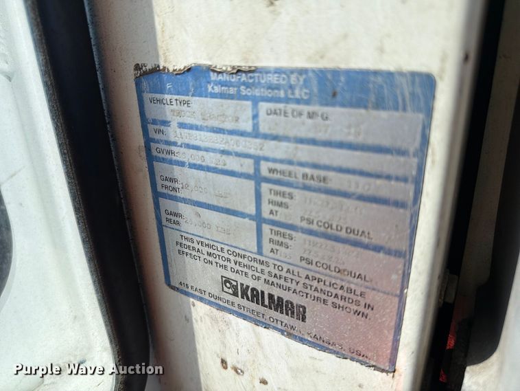 image for item YA3862 2014 Kalmar Ottawa yard truck