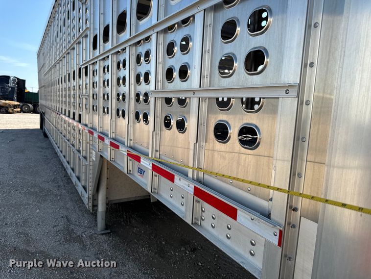 image for item YA4108 2025 EBY Bull Ride livestock trailer