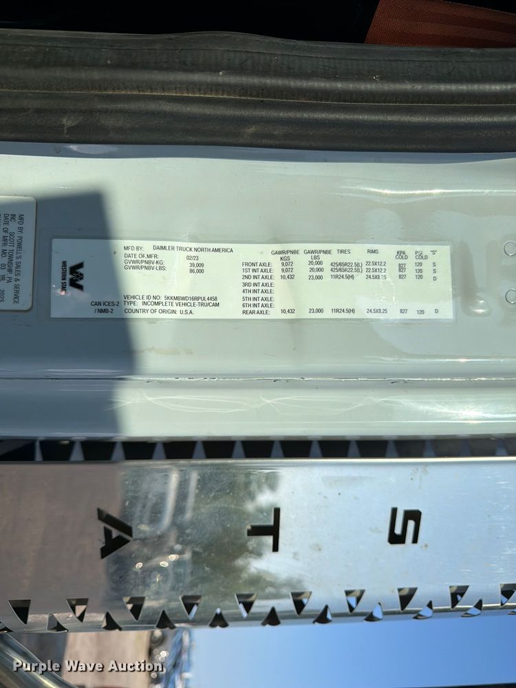 image for item YA4377 2024 Western Star 49X dump truck