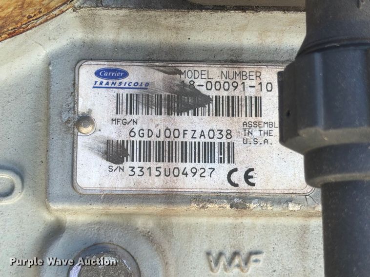 image for item YA4547 2016 Utility VS2RA refrigerated van trailer