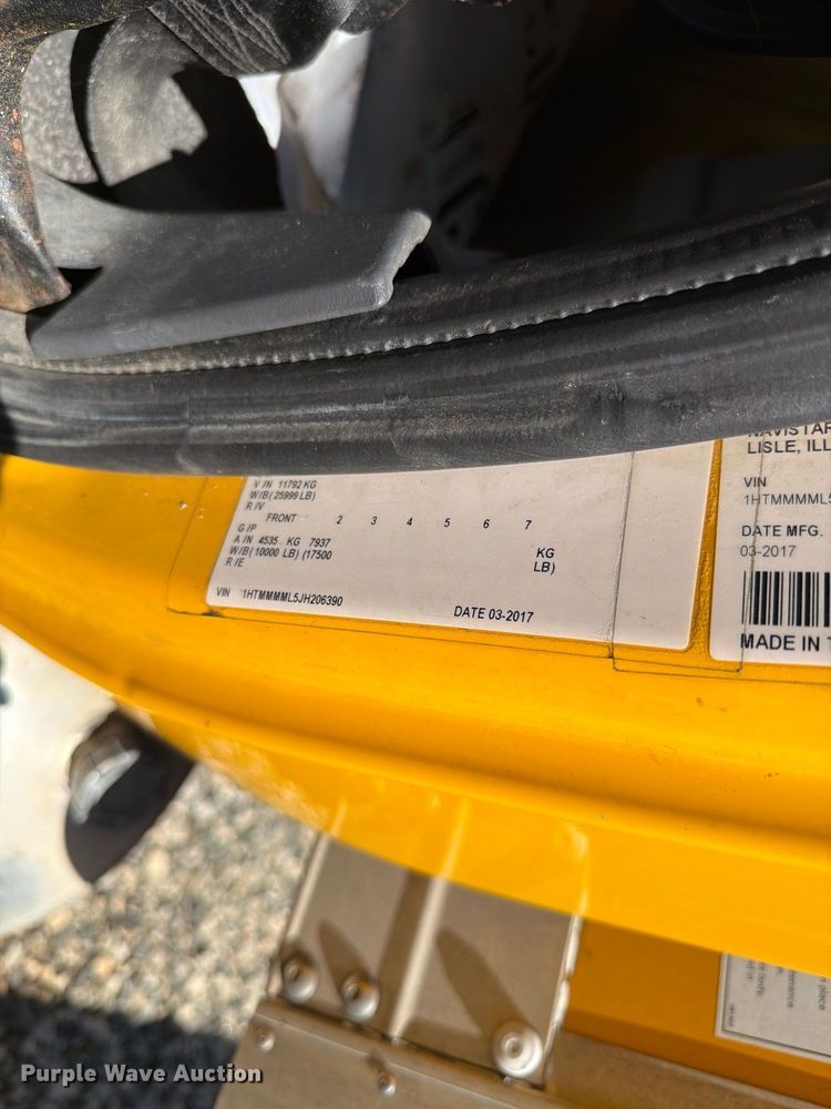 image for item YA4624 2018 International MA025 box truck