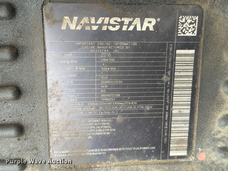 image for item YA4636 2017 International 8600 toter truck