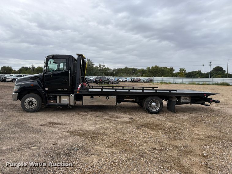 image for item YA4657 2020 Hino 258 rollback truck