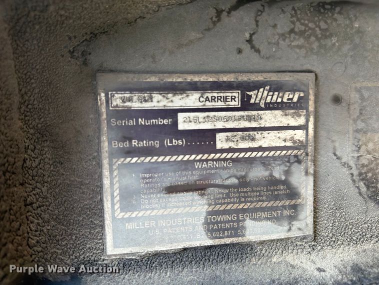image for item YA4657 2020 Hino 258 rollback truck