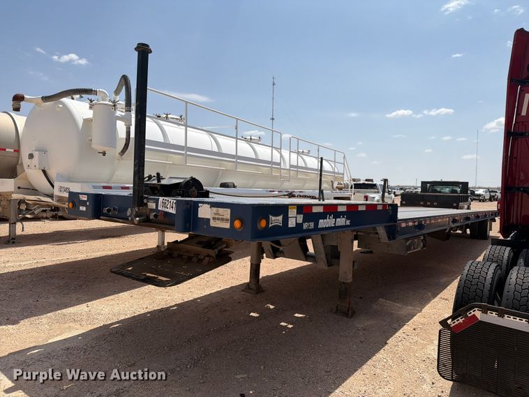 2012 Landoll Corporation drop tilt deck equipment trailer