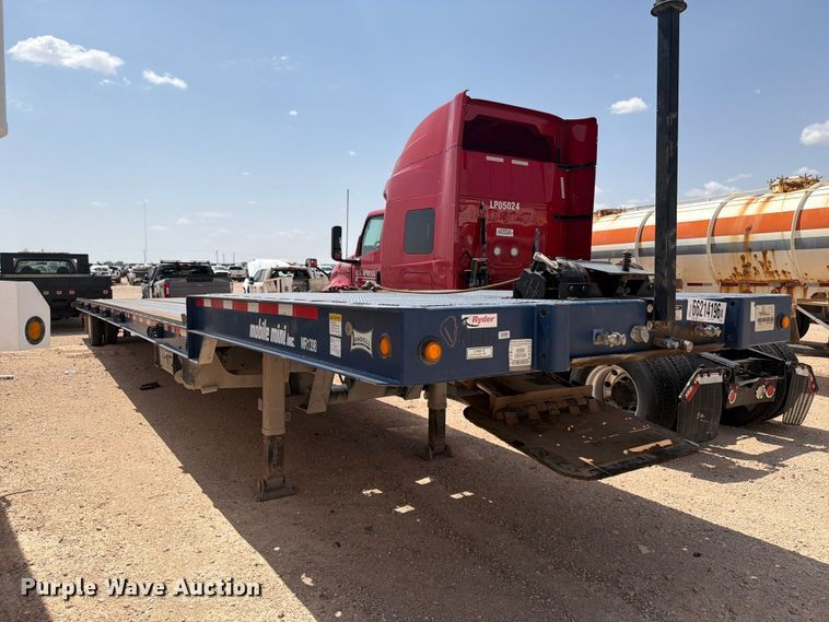 image for item YA4746 2012 Landoll Corporation drop tilt deck equipment trailer