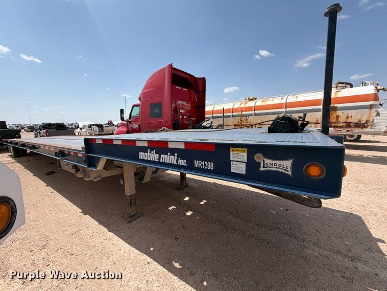 image for item YA4746 2012 Landoll Corporation drop tilt deck equipment trailer