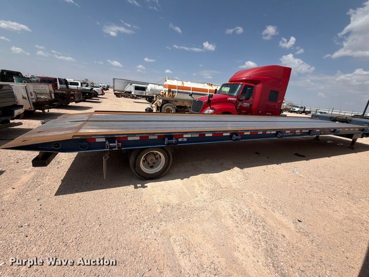 image for item YA4746 2012 Landoll Corporation drop tilt deck equipment trailer