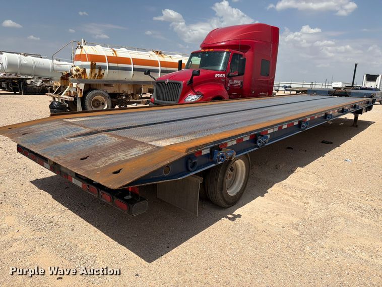 image for item YA4746 2012 Landoll Corporation drop tilt deck equipment trailer
