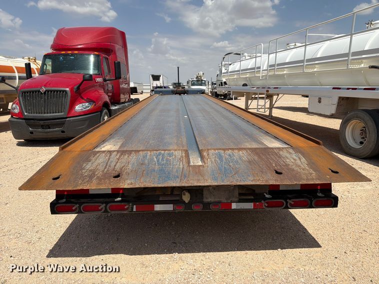 image for item YA4746 2012 Landoll Corporation drop tilt deck equipment trailer