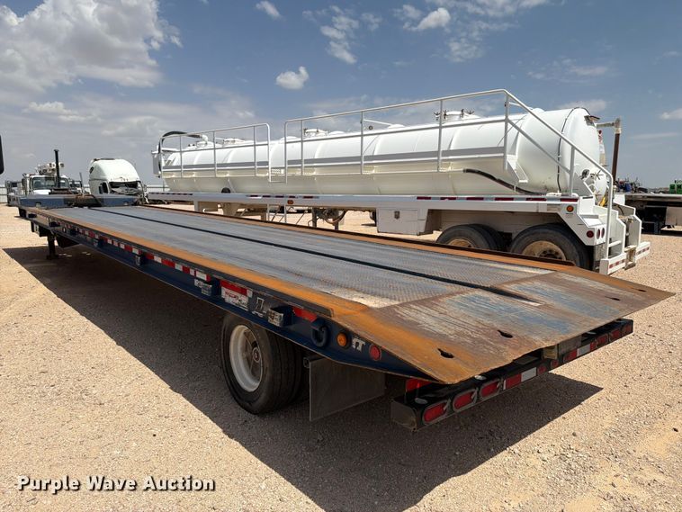image for item YA4746 2012 Landoll Corporation drop tilt deck equipment trailer