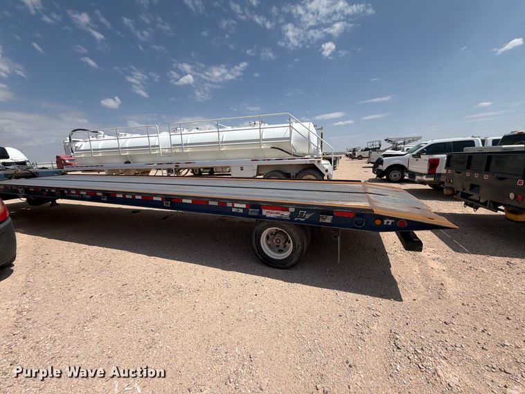 image for item YA4746 2012 Landoll Corporation drop tilt deck equipment trailer